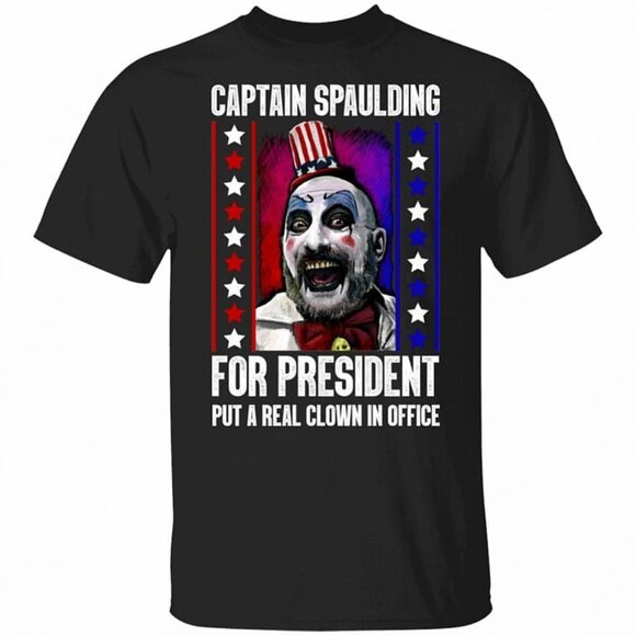 Funny Captain Spaulding For President Retro Horror Fan Collector Graphic Gift 05 - Picture 1 of 5